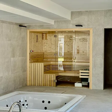 D309 Eco Boho 2 Sypialniami Z Basenem, Sauną, Jacuzzi, Przy Samej Plaży - 5d Apartament *